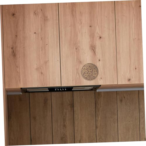 Calcomanía para muebles PRETYZOOM con etiquetas de talla de latón Xiangyun 8