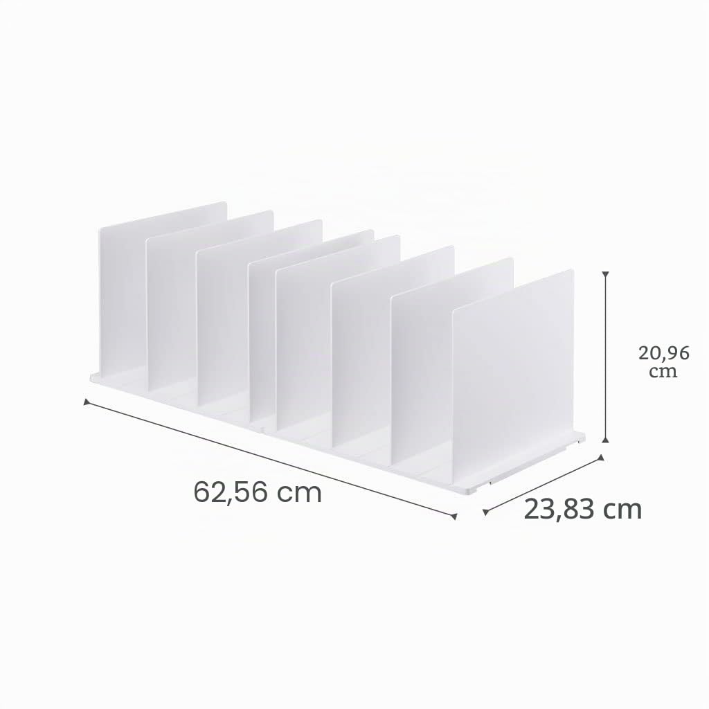 YAMAZAKI 4956 SMART Bag Organizer (Set of 2), white, ABS Resin, 31.8 x 24 x 21 cm