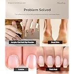 MelodySusie Portable Electric Nail Drill,PC120B Compact Efile Electrical Professional Nail File Kit for Acrylic, Gel Nails, Manicure Pedicure Polishing Shape Tools Design for Home Salon Use, Purple - Image 2