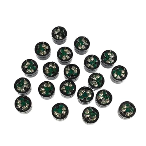 WUZDPRCJ 20PCS Passive Buzzer 16R 12MM*8.5MM 16 Ohm 3V 5V 9V 12V Mini Piezo Buzzer 12085