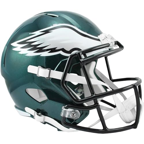 Philadelphia Eagles Current Riddell Speed Replica Full Size Helmet - NFL Replica Helmets
