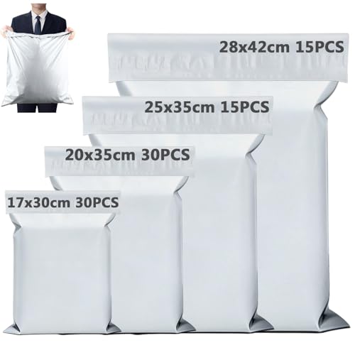XRXYMQ Versandtüten 90 stück Versandtasche 7x30cm 20x35cm 25x35cm 28x42cm