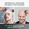 KENSEN Afeitadora Cabeza Hombre, Maquina Afeitar Hombre para Calvo, 6D Cabezales Maquina para Afeitar Cabeza en Seco y Húmedo con Pantalla LED, 180 mins Uso, IPX6 Impermeable, USB-C #5