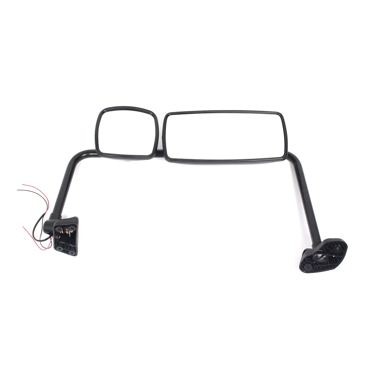 SHINJEW Black Door Mirror Assembly with Arm Fit for Freightliner  