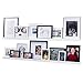Wallniture Denver Modern Wall Mount Floating Shelves - Long Narrow Picture Ledge - 56 Inch Long White Set of 2 - Mounting Hardware Included