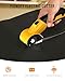 Electric Scissors for Cardboard with 2 Blades, Rechargeable Rotary Cutter with Safety Lock & LED Light, Cordless Electric Scissors for Fabric Leather Plastic Carpet