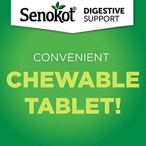 Senokot Daily Kiwi Balance Digestion and Regularity Support Dietary Supplement Chewable Tablet (60 Count)