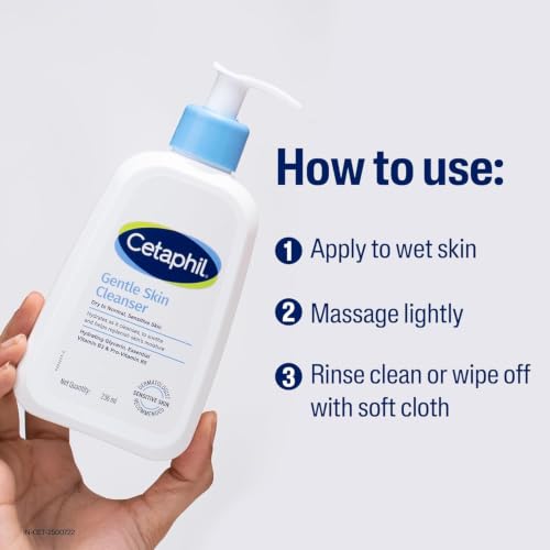 Cetaphil Gentle Skin Hydrating Face Wash 473ml - Image 3