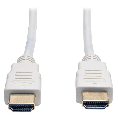 TRIPP LITE High Speed HDMI Cable, High-Definition Video, 4K x 2K, Digital Video with Audio (M/M), White, 3-ft. (P568-003-WH) by TRIPP LITE - Used condition - US$5.69
