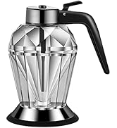 Otufan Honigspender-Presstyp, Honigflaschen-Presstyp, Diamantglas-Honig-Spezialflasche, 5,9 X 3,7...
