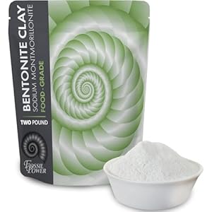 Bentonite Clay Food Grade Powder 2 LB – Pure & Natural for Toothpaste, Detox, and More – Heal Damaged Skin – DIY Clay Face Treatment