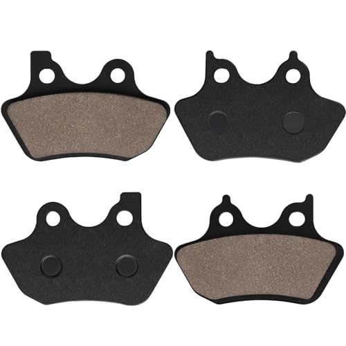 image for LOCOPOW Brake Pads Front and Rear for Harley Davidson Softail, Heritag