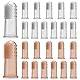 24 Stück Baby-Fingerzahnbürsten, Transparente Fingerzahnbürsten, Silikon-Fingerzahnbürsten, Baby-Mundreinigungsbürsten, Baby-Mundpflegewerkzeuge