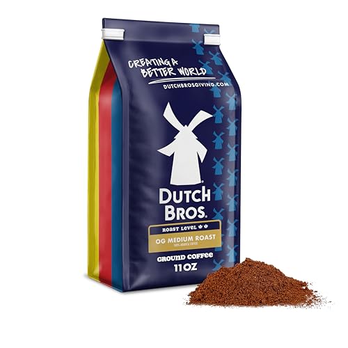 Dutch Bros® OG Medium Roast, Ground Coffee, Bagged 11oz