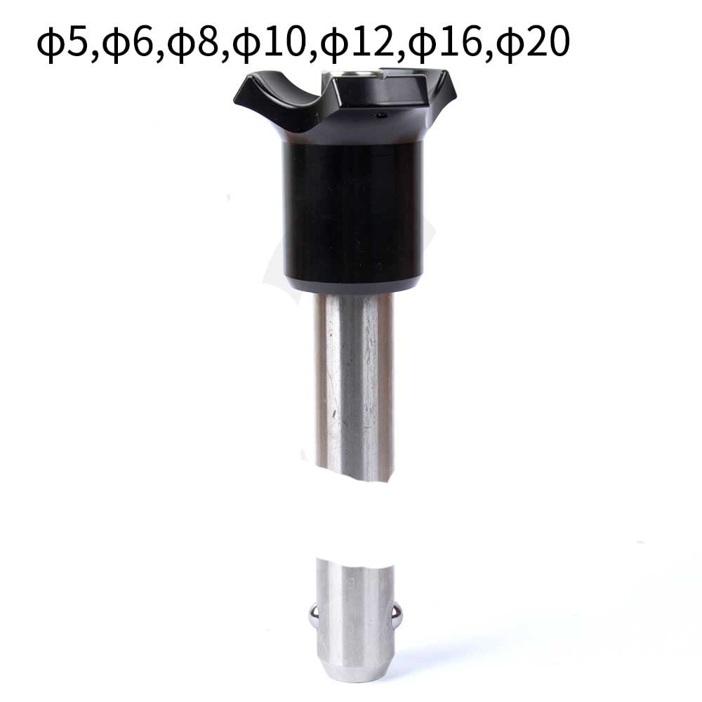 Perni di bloccaggio a sfera Perni a sgancio rapido Perno di allineamento di precisione con gambo rettificato. bloccaggio positivo a semplice effetto fino allo sblocco-VCN120-12,70 mm