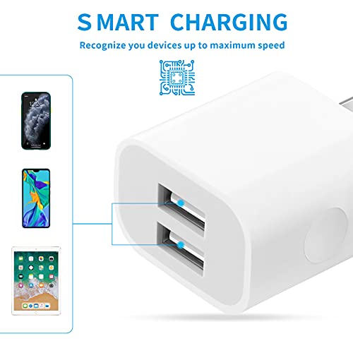 image for FOSION USB Wall Charger Dual Port AU Plug 3 Pack 5V/2.1A USB Charger P