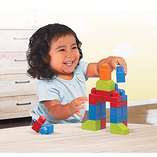 Sacola 40 Peças Mega Bloks, Mattel, Verde