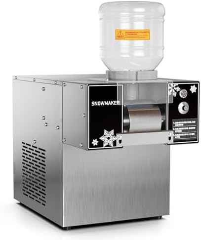 Electric Ice Shaver - Automatic Snowflake Ice Maker for Home, Office, Parties, and Bars - Continuous Operation for Easy Snow Cones and Shaved Ice