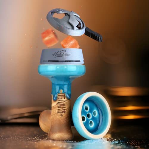 El Templo de la Shisha - Heat Manager für die Wasserpfeife Halofire HMD Kopfaufsatz. Kohleausbeute. – Bild 6