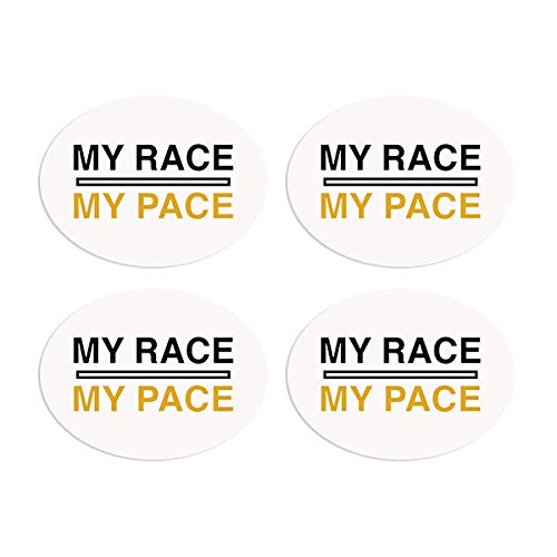BibBoards SNAP & Lock for Event/Race Bibs Pinless Race/Event Bib Number Fasteners (Safety Pin Replacement) (My Race My Pace)
