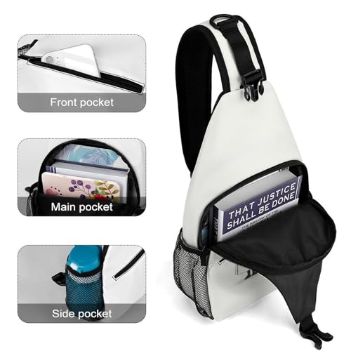 Mochila bandolera para senderismo y viaje unisex miniatura 4