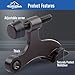 HOMOTEK 8 Pack Hinge Pin Oil Rubbed Bronze Door Stopper,Adjustable Deluxe Heavy Duty Door Stopper 2-1/2