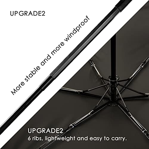 Travel-Umbrella-Windproof-Automatic-Umbrella-for-Rain-Compact-Folding-Sun-Umbrella-UV-Protection-Portable-Umbrella-39-in Travel Umbrella Windproof Automatic Umbrella for Rain Compact Folding Sun Umbrella UV Protection Portable Umbrella 39 in