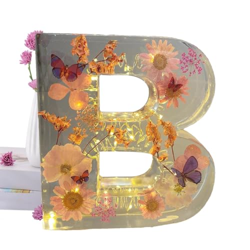 Lettres LED Lampe Déco En Résine Faite Main