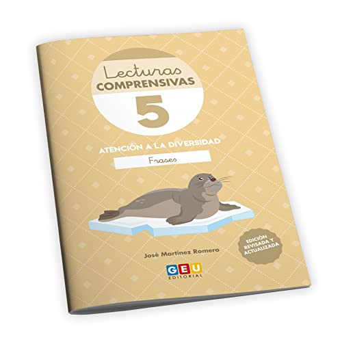 Comprensión Lectora 1 Primaria | Lecturas Comprensivas GEU | Lecturas Comprensivas 5 | Pauta Cuadrícula - Frases | Editorial GEU 1 Primaria