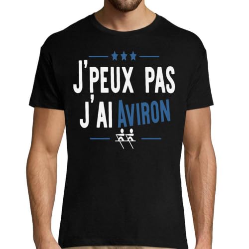T-Shirt Homme Aviron 4 Rigolo : Vêtement Humour Papa