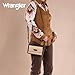 Wrangler Small Crossbody Wallet Bag for Women RFID Cross Body Purse Shoulder Handbags for Travel, WG119-2063BR
