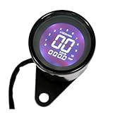 Matériel: Plastique Rétro-éclairage universel 12 V pour moto, tableau de bord numérique, compteur de vitesse, tachymètre, jauge de niveau d'huile, pour Suzuki pour Har&ley pour Hon&da