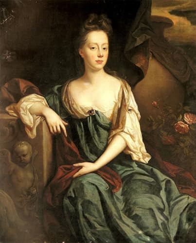 Pinturas famosas lienzo imagen art painting cuadro Ritratto di Anne Sherard John Riley 60x90