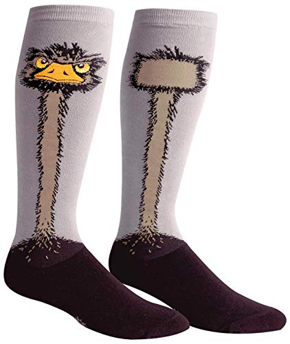 Sock It To Me Wide Calf Stretch Ostrich Knee High Socks