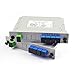Optical Splitter Planar Waveguide Fiber Optical Branching Device 12CM x 11CMx 3CM 1x4 Telecom PLC Plug-in