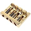 Hipshot KickAss High-mass Bass Bridge for 5 -bolt Fender، Gold
