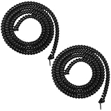 SquEqu 2 Pack Bike Brake Cable Housing Protector Non-Scratch Rubber Bike Frame Guards Protective Sleeve Spiral Covers for Bicycle Transmission Line Bicycle Shift Derailleur Cable Bike Shifter Housing
