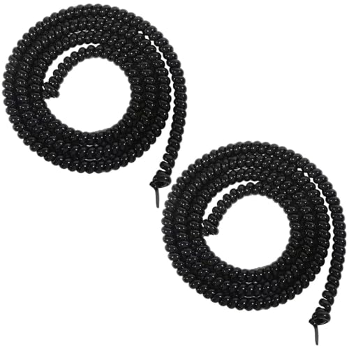SquEqu 2 Pack Bike Brake Cable Housing Protector Non-Scratch Rubber Bike Frame Guards Protective Sleeve Spiral Covers for Bicycle Transmission Line Bicycle Shift Derailleur Cable Bike Shifter Housing
