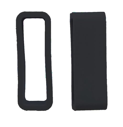 Dreamy 21mm Rubber Silicone Watch Strap lock Loops/Keepers Holder Retainer Loop Replacement - Watch Band Loop - 2-piece