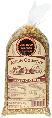 2lb Bag Mushroom Popcorn Kernels Princeton Popcorn Farmer Direct, Non- U2013 Princeton Popcorn Company