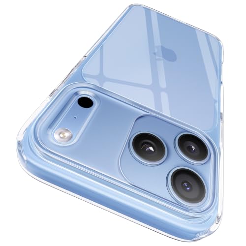CASEKOO for iPhone 18 Pro/ 17 Pro Case, Crystal Clear, Patented Anti-Yellow