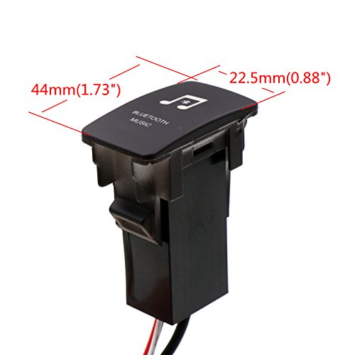 Timloon Car Bluetooth Music Adapter Module Panel Installation Aux Output Use For Honda,Civic,Spirior,Crv,Fit Jazz,City,Accord,Odyssey #TOP1