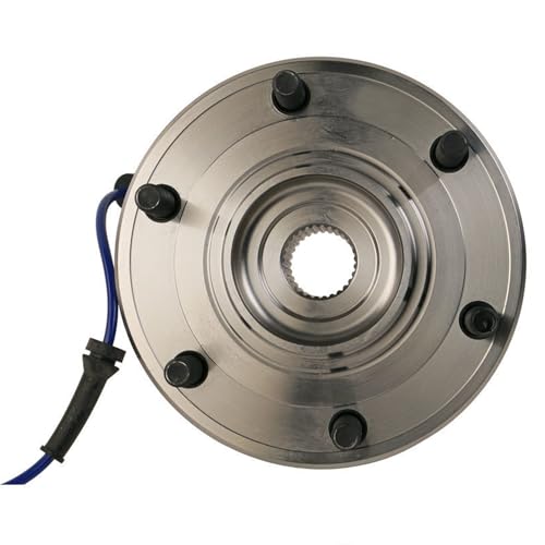 Image of Detroit Axle - 2pc Front Wheel Bearing Hubs Assembly with ABS & 6-Lug for 2017-2023 Nissan TITAN, Wheel Bearing Hubs Assembly 2018 2019 2020 2021 2022 Replacement