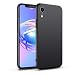Produktbild Ylife Hülle Kompatibel mit iPhone XR Matt Schwarz Silikon Hochwertig TPU Weiche Handyhülle Ultra Dünn Black Anti-Fingerabdruck Anti-Kratzer rutschfest Schutzhülle Case für iPhone XR