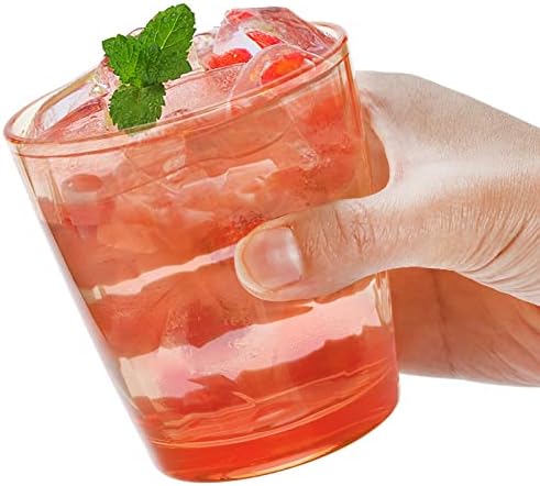 Hedume Set of 6 Unbreakable Premium Drinking Glasses, 6 Colors 10.5 Oz/300 ml Stackable Tritan Tumbler Cups, BPA Free, Dishwasher Safe
