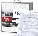 Casabella Small Double Mattress Topper 4 Inch(10 cm) thick Super Soft Hypoallergenic Breathable Mattress Topper is Box Stitched with Elasticized Corner Strap 122x190+10cm
