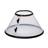 Total Pet Elizabethan Dog Cone Collars Lightweight Flexible Plastic Protect Vet Healing(Large 11...