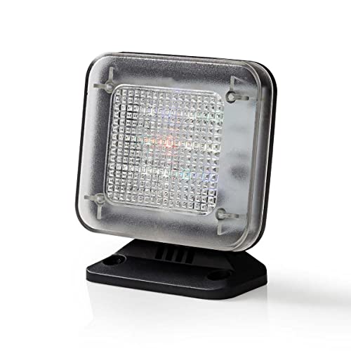 Ex-Pro Simulatore TV finto ecologico, antifurto e deterrente antifurto, con luce LED timer e sensore crepuscolare