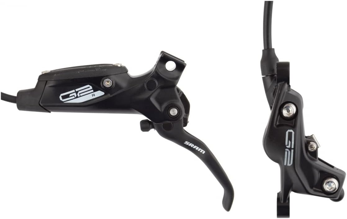 SRAM G2 R Disc Brake and Lever - Front, Hydraulic, Post Mount, Diffusion Black Anodized, A2