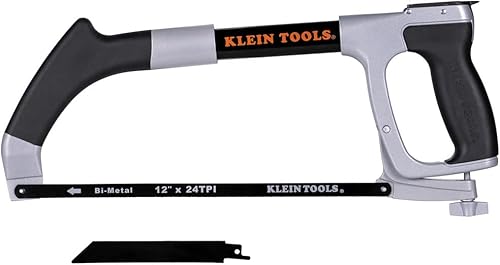 Klein Tools 702-12 Sierra de corte, incluye sierra de mano y cuchillas alternativas, tensión ajustable a 30,000 PSI